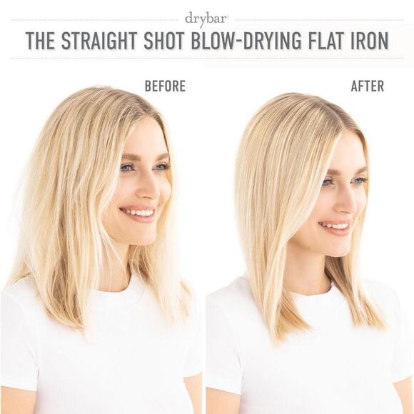 Drybar The Straight Shot Blow-Drying Flat Iron for Smooth, Frizz-Free Styling - Picture 5 of 9